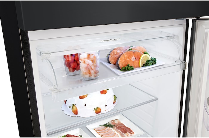 LG 461公升智慧變頻雙門冰箱|夜墨黑 , GN-HL460EB