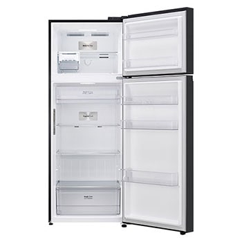 LG 461公升智慧變頻雙門冰箱｜夜墨黑 , GN-HL460EB