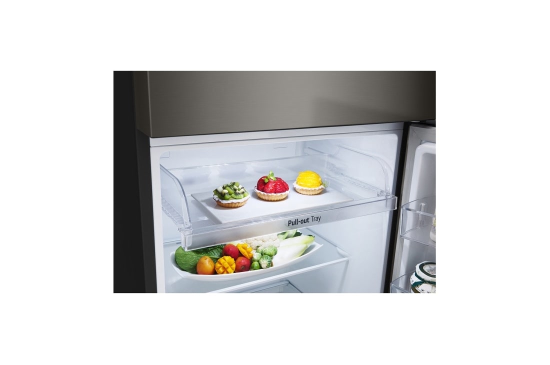 LG 335公升智慧變頻雙門冰箱｜星夜黑 , GN-L332BS