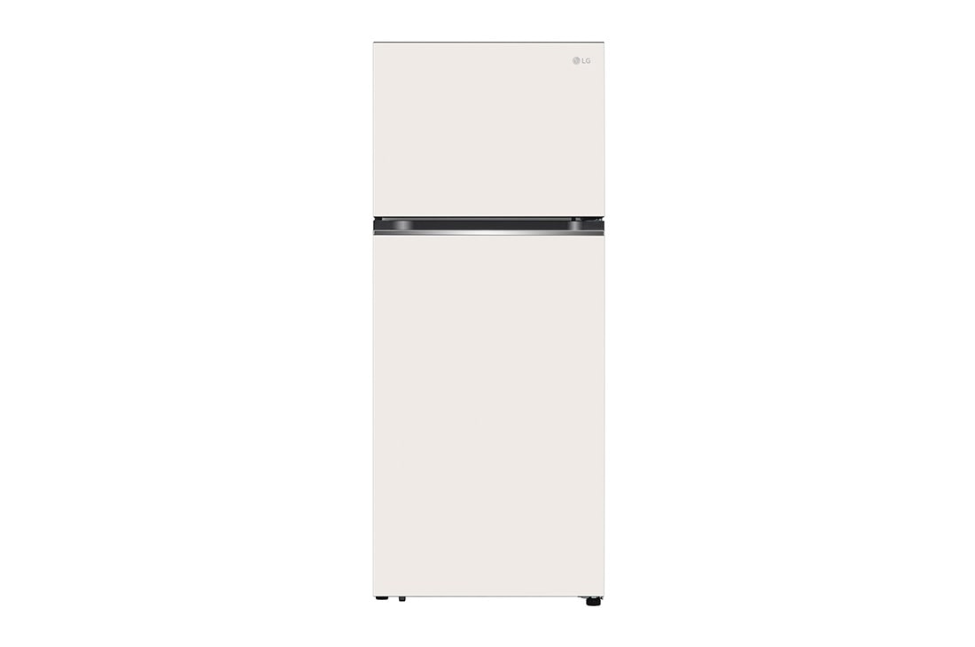 LG 375公升智慧變頻雙門冰箱｜香草白, GN-L372BEN