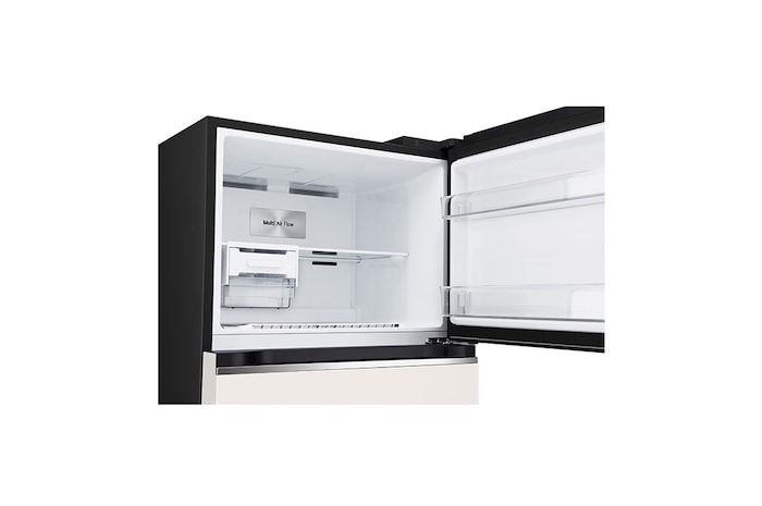 LG 375公升智慧變頻雙門冰箱|香草白, GN-L372BEN