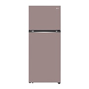 Front view of 智慧變頻雙門冰箱 紫蘇粉 / 375L<br> (冷藏285/冷凍90) GN-L372PKN