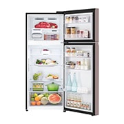 LG 智慧變頻雙門冰箱 紫蘇粉 / 375L<br> (冷藏285/冷凍90), GN-L372PKN