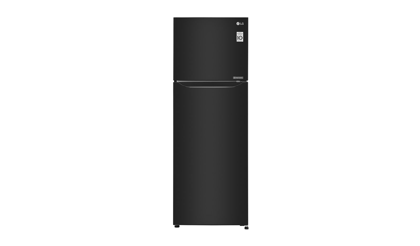 Smart 變頻上下門冰箱/ 時尚黑 GN-L392B 正視圖