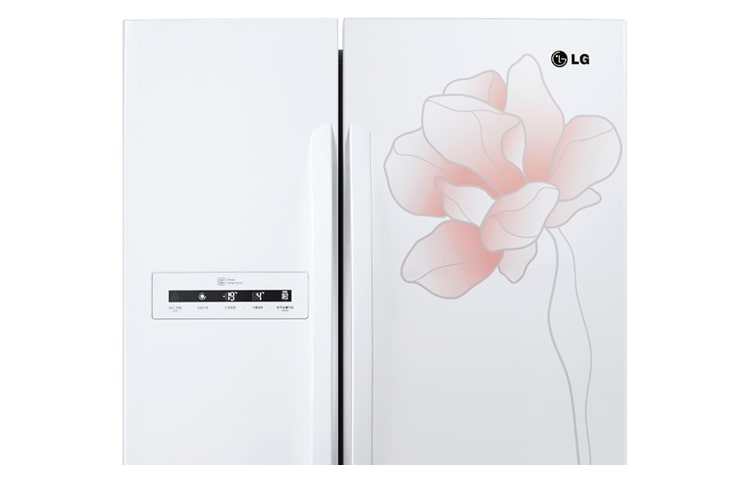 LG 花之賞系列對開冰箱 花漾白/805公升, GR-BL78M
