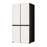 LG 610公升 Objet Collection 智慧變頻四門冰箱｜雪霧白, GR-BLF61BE