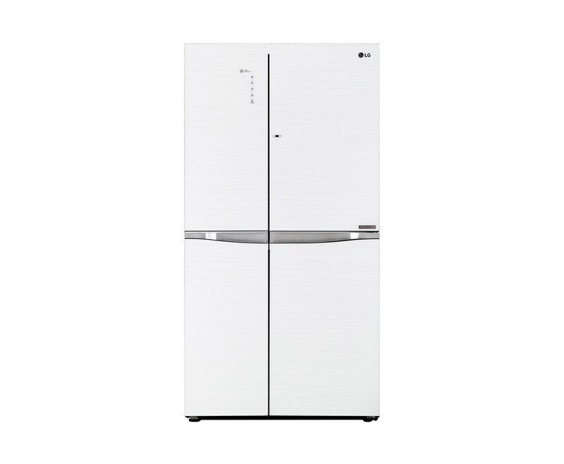 LG 門中門魔術空間對開冰箱 鏡光白 / 825公升, GR-DB78G