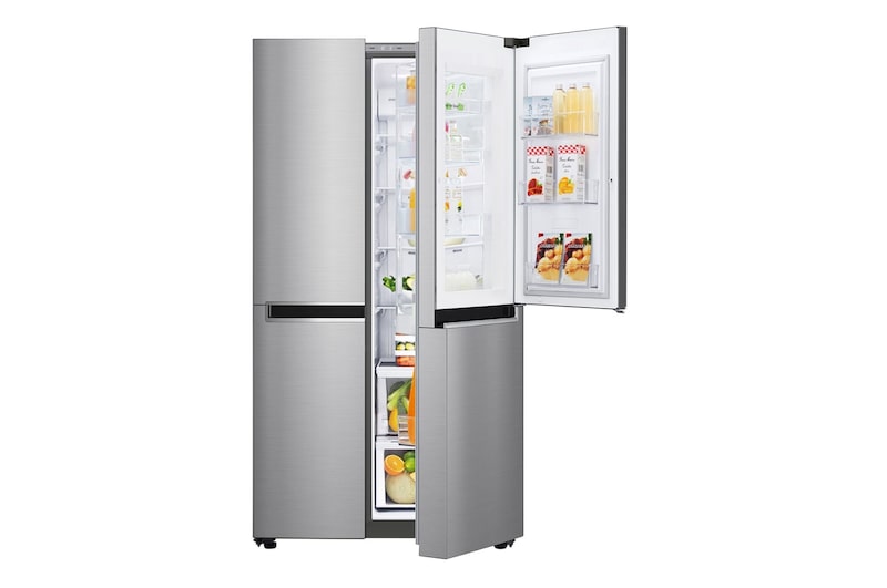 LG 門中門對開冰箱 星辰銀 / 759公升, GR-DL81SV