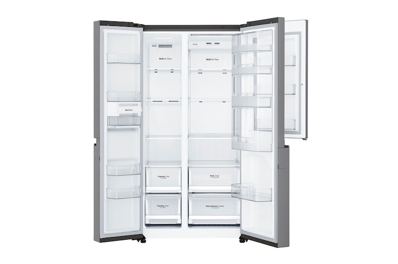 LG WiFi門中門對開冰箱 星辰銀 / 821公升, GR-DL88SV