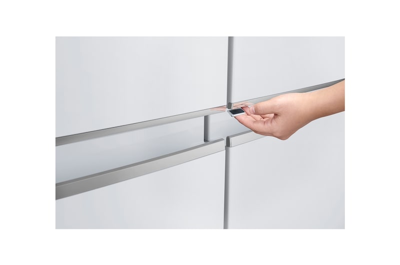 LG WiFi門中門對開冰箱 晶鑽白 / 821公升, GR-DL88W