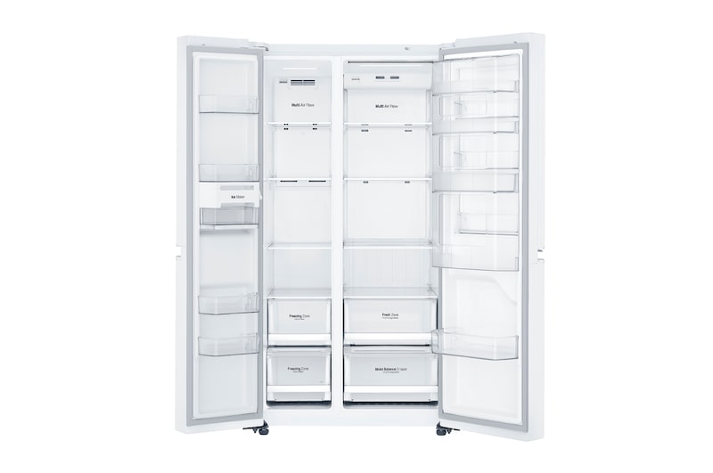 LG WiFi門中門對開冰箱 晶鑽白 / 821公升, GR-DL88W
