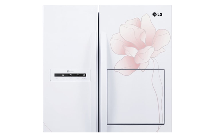 LG 花之賞系列對開冰箱 花漾白/800公升, GR-HL78M