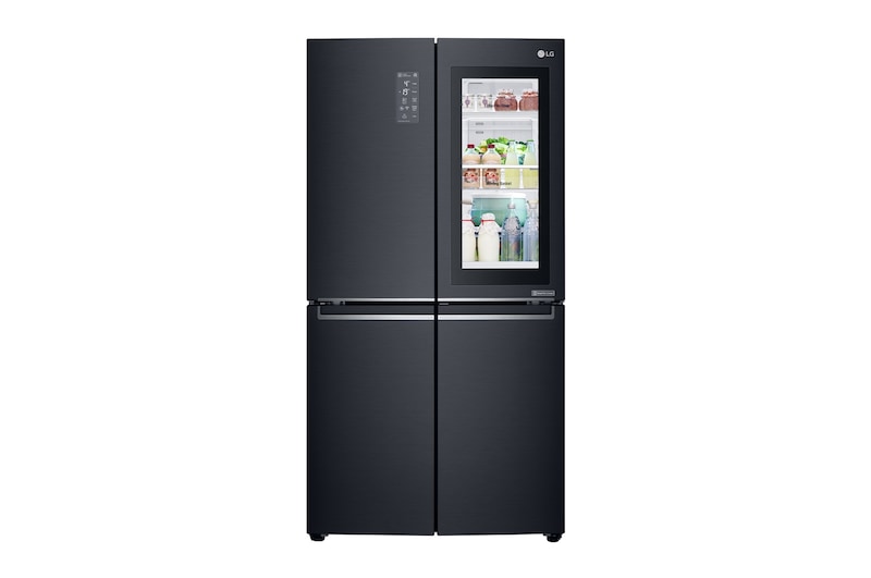 LG InstaView™ WiFi敲敲看門中門冰箱 夜空藍/ 870公升, GR-QBF87MB