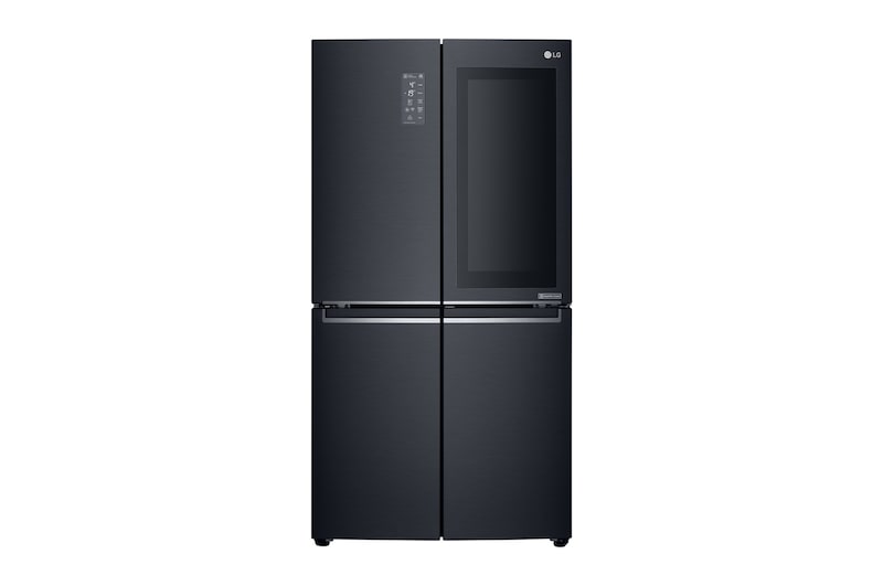 LG InstaView™ WiFi敲敲看門中門冰箱 夜空藍/ 870公升, GR-QBF87MB
