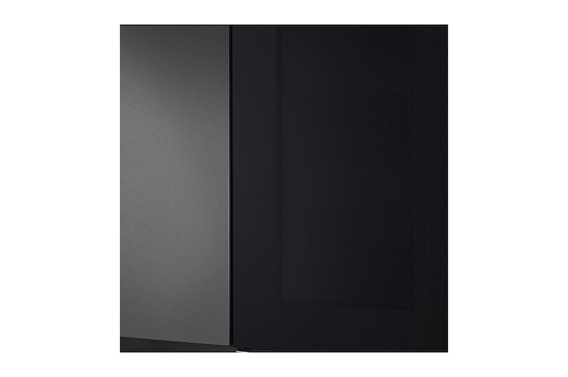 LG 653公升 InstaView™ 敲敲看門中門對開冰箱｜夜墨黑, GR-QL62MB
