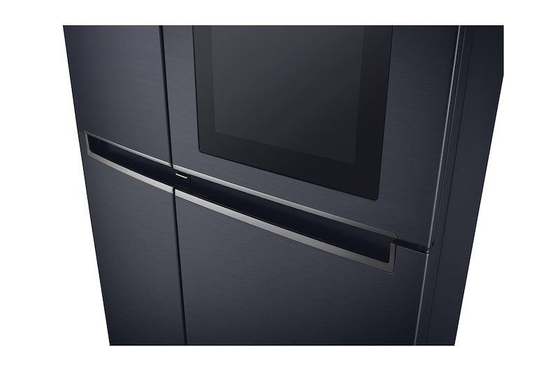 LG InstaView™ 敲敲看門中門冰箱 夜墨黑 / 630公升 (冷藏406/冷凍224), GR-QL66MB
