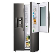 LG InstaView™敲敲看門中門冰箱 星夜黑/ 761公升(冷藏481/冷凍280), GR-QPL88BS