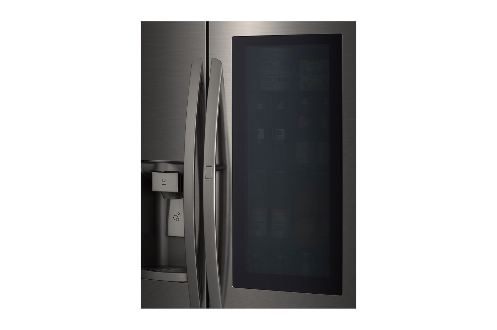 LG InstaView™敲敲看門中門冰箱 星夜黑/ 761公升(冷藏481/冷凍280), GR-QPL88BS