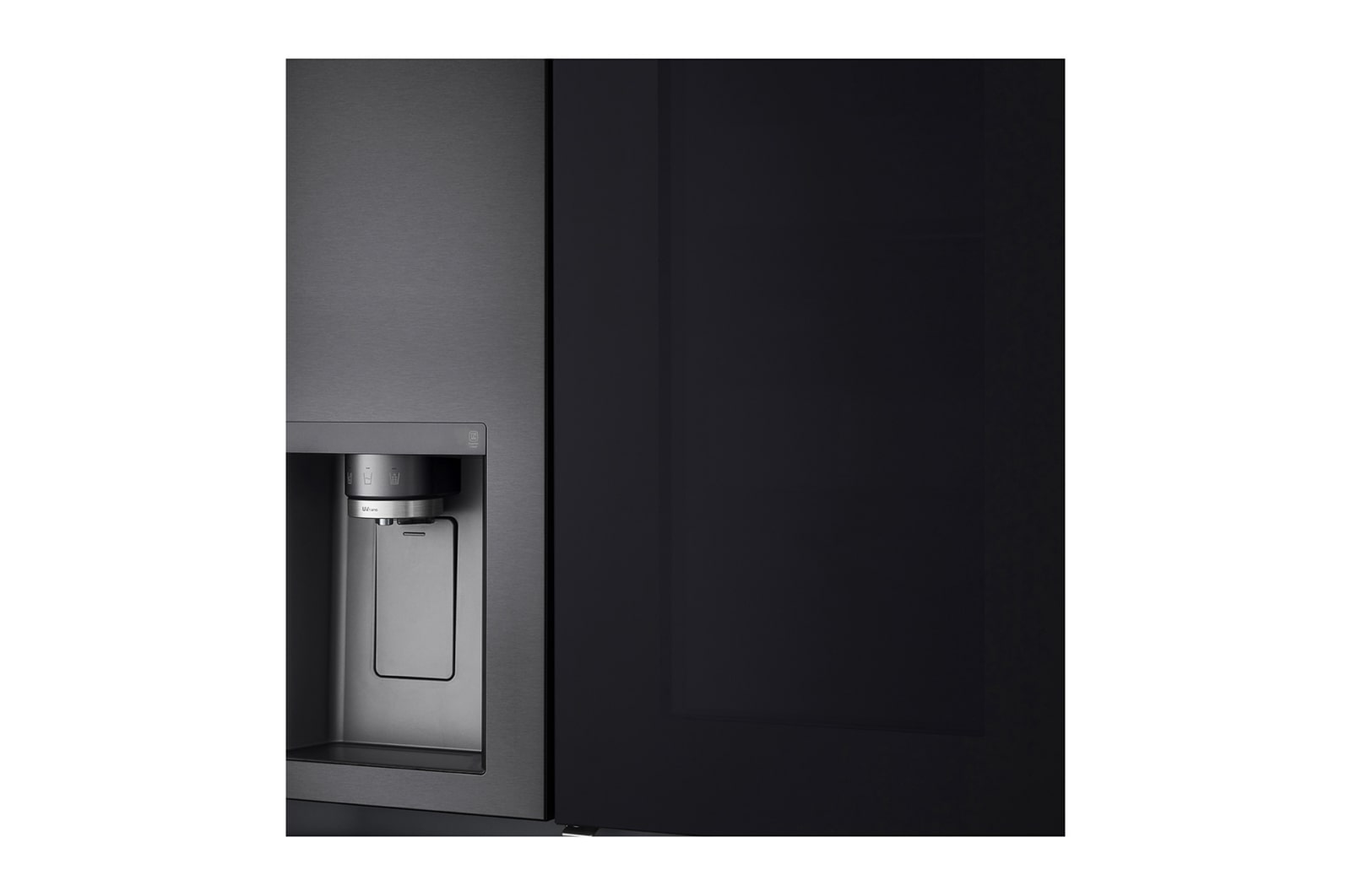 LG InstaView™敲敲看門中門冰球冰箱<br>星夜黑/734公升 (冷藏485/冷凍249), GR-QPLC82BS