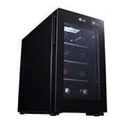 LG 單溫控專業酒櫃 夜墨黑 / 8瓶, GR-W081S