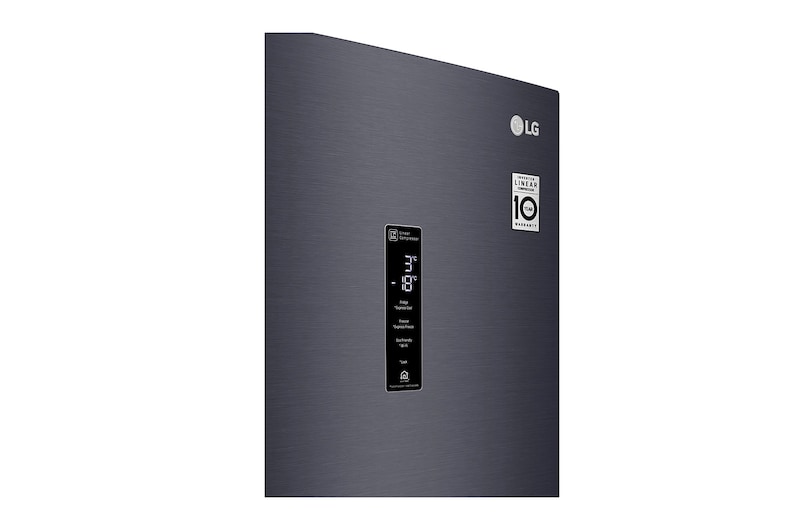 LG WiFi直驅變頻上下門冰箱 夜墨黑 / 343L, GW-BF389MB