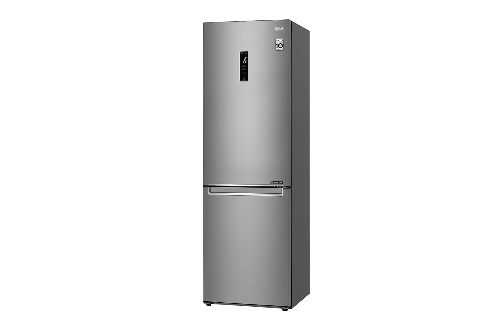 LG 343公升智慧變頻雙門冰箱｜晶鑽格紋銀, GW-BF389SA