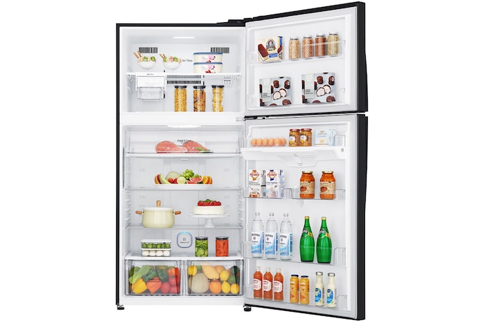 LG 608公升智慧變頻雙門冰箱｜夜墨黑 , GR-HL600MBN