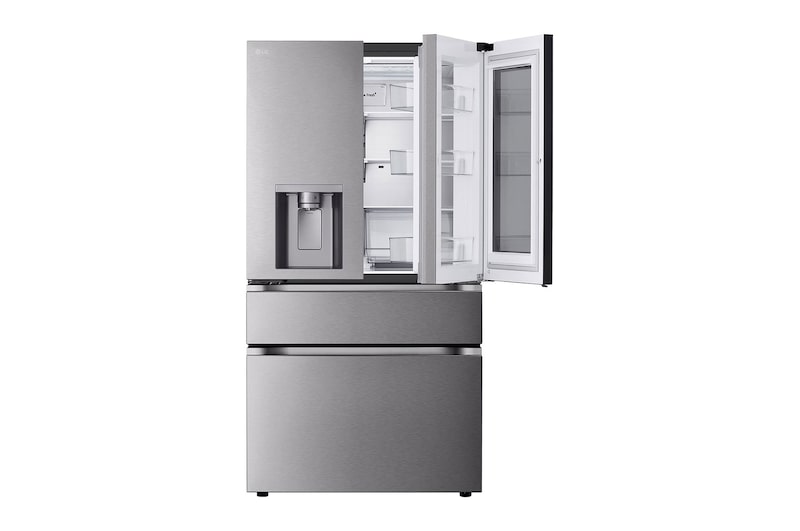多門冰箱 Door-in-Door™ 功能的特寫視圖。