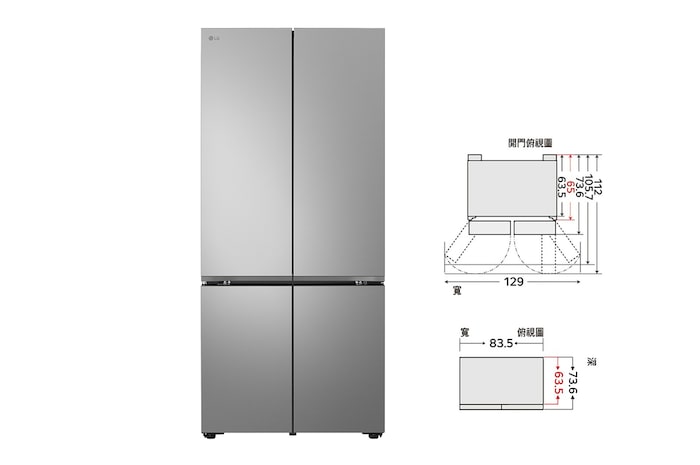 正視圖和尺寸圖