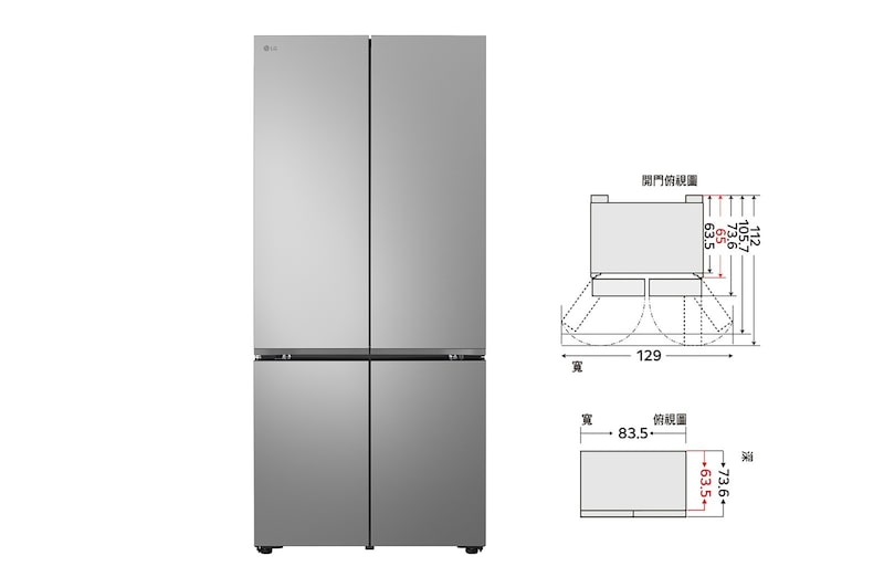 正視圖和尺寸圖