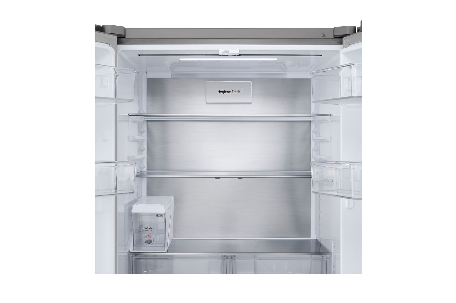 冷藏室頂部詳細視圖