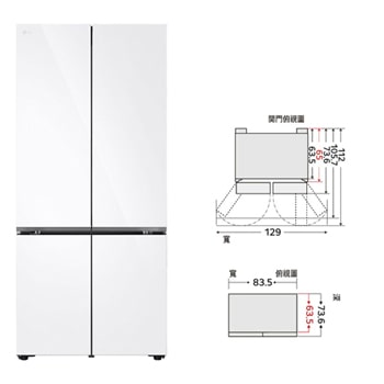 正視圖 和 尺寸圖