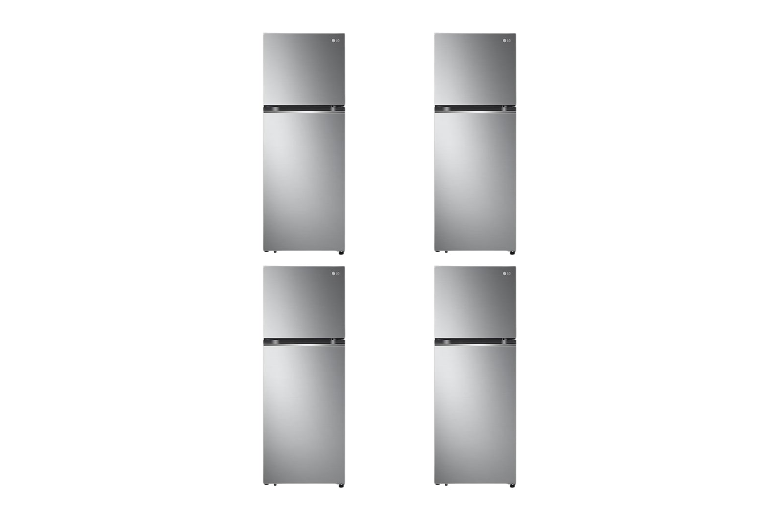 Front view of 315公升智慧變頻雙門冰箱｜星辰銀 - 4件特惠組 GN-L312SV.GN-LGN-GN001
