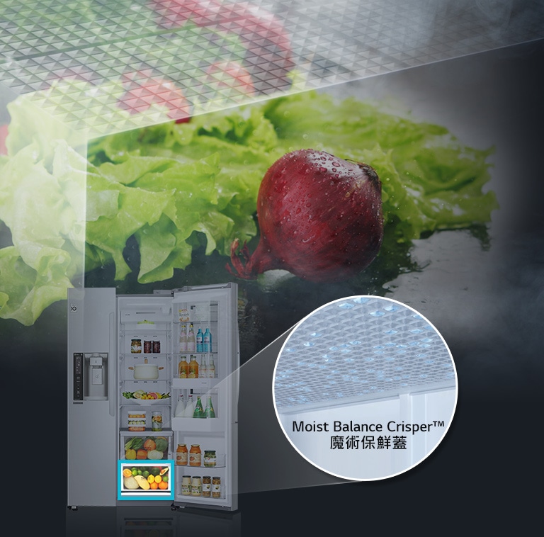 Moist Balance Crisper™魔術保鮮蓋