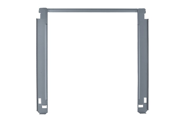 LG 16kg 免曬衣乾衣機堆疊滾筒洗衣機_堆疊固定架 (銀灰), 16DKS