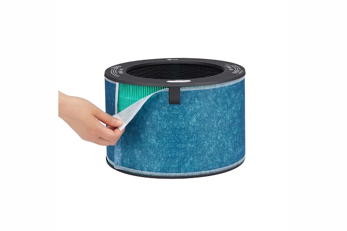 LG 附掛式強化濾網_烹飪油煙專用(4片/盒) - PuriCare™ 360°空氣清淨機適用, ADQ75153498