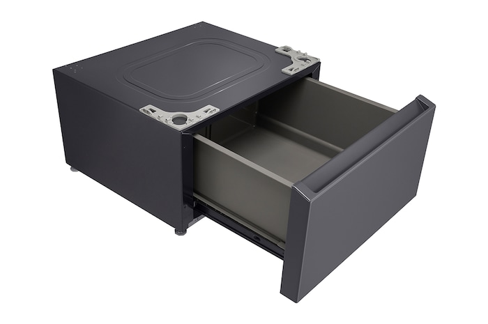 LG 抽屜式滾筒底座｜夜墨灰｜搭配WD-S15NDB, LWP-25N14