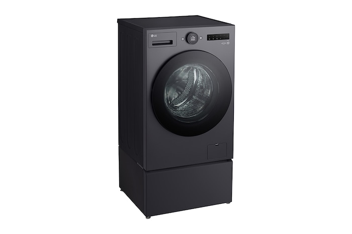 LG 抽屜式滾筒底座｜夜墨灰｜搭配WD-S15NDB, LWP-25N14