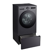 LG 抽屜式滾筒底座｜夜墨灰｜搭配WD-S15NDB, LWP-25N14