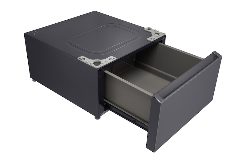 LG 抽屜式滾筒底座｜夜墨灰｜搭配WD-S18NDB, LWP-25N24