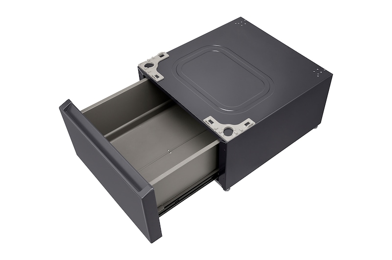 LG 抽屜式滾筒底座｜夜墨灰｜搭配WD-S18NDB, LWP-25N24