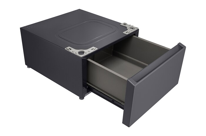 LG 抽屜式滾筒底座｜夜墨灰｜搭配WD-S18NDB, LWP-25N24