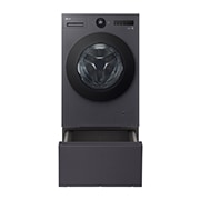 LG 抽屜式滾筒底座｜夜墨灰｜搭配WD-S18NDB, LWP-25N24