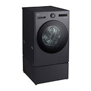 LG 抽屜式滾筒底座｜夜墨灰｜搭配WD-S18NDB, LWP-25N24