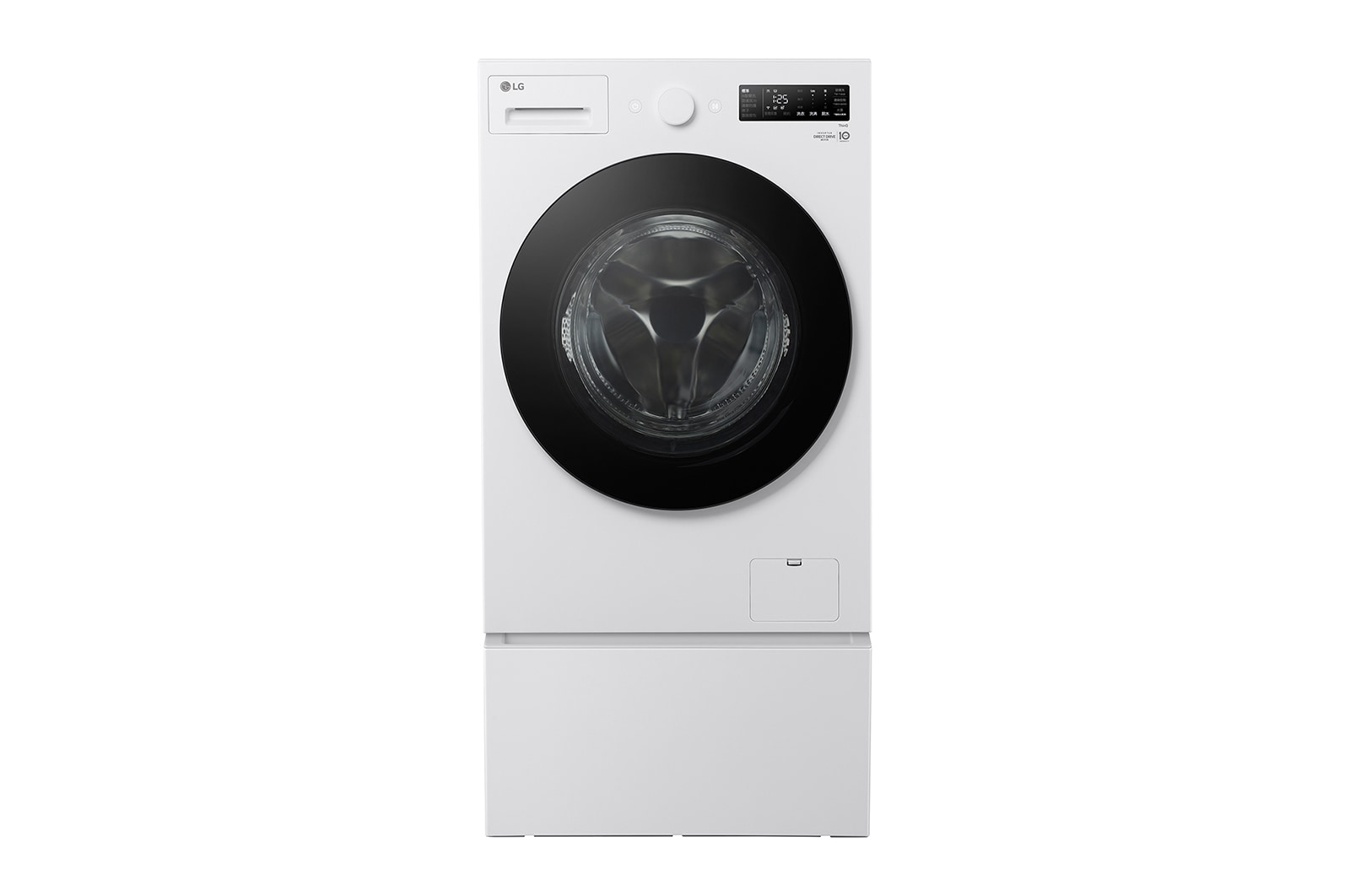 LG 抽屜式滾筒底座｜雲霧白｜搭配WD-S18NW, LWP-25N2C