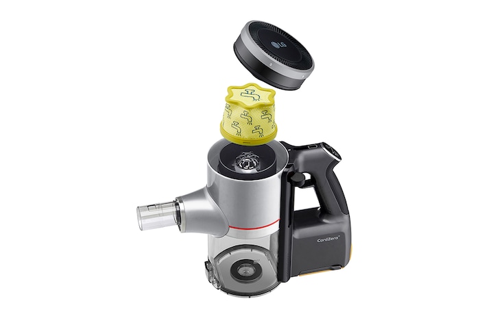 LG CordZero™ A9 K+ 濕拖無線吸塵器｜晶鑽銀, A9K-COREMOP