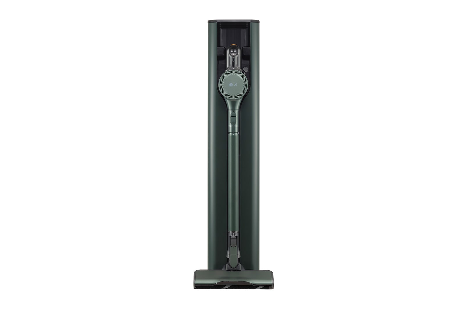 CordZero™ Objet Collection<sup>®</sup> A9 TS 蒸氣濕拖無線吸塵器&#xff5c;石墨綠&#xff5c;自動集塵 A9T-STEAM 正視圖
