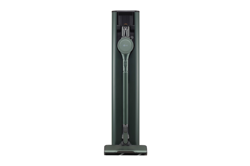 LG CordZero™ Objet Collection<sup>®</sup> A9 TS 蒸氣濕拖無線吸塵器｜石墨綠｜自動集塵, A9T-STEAM