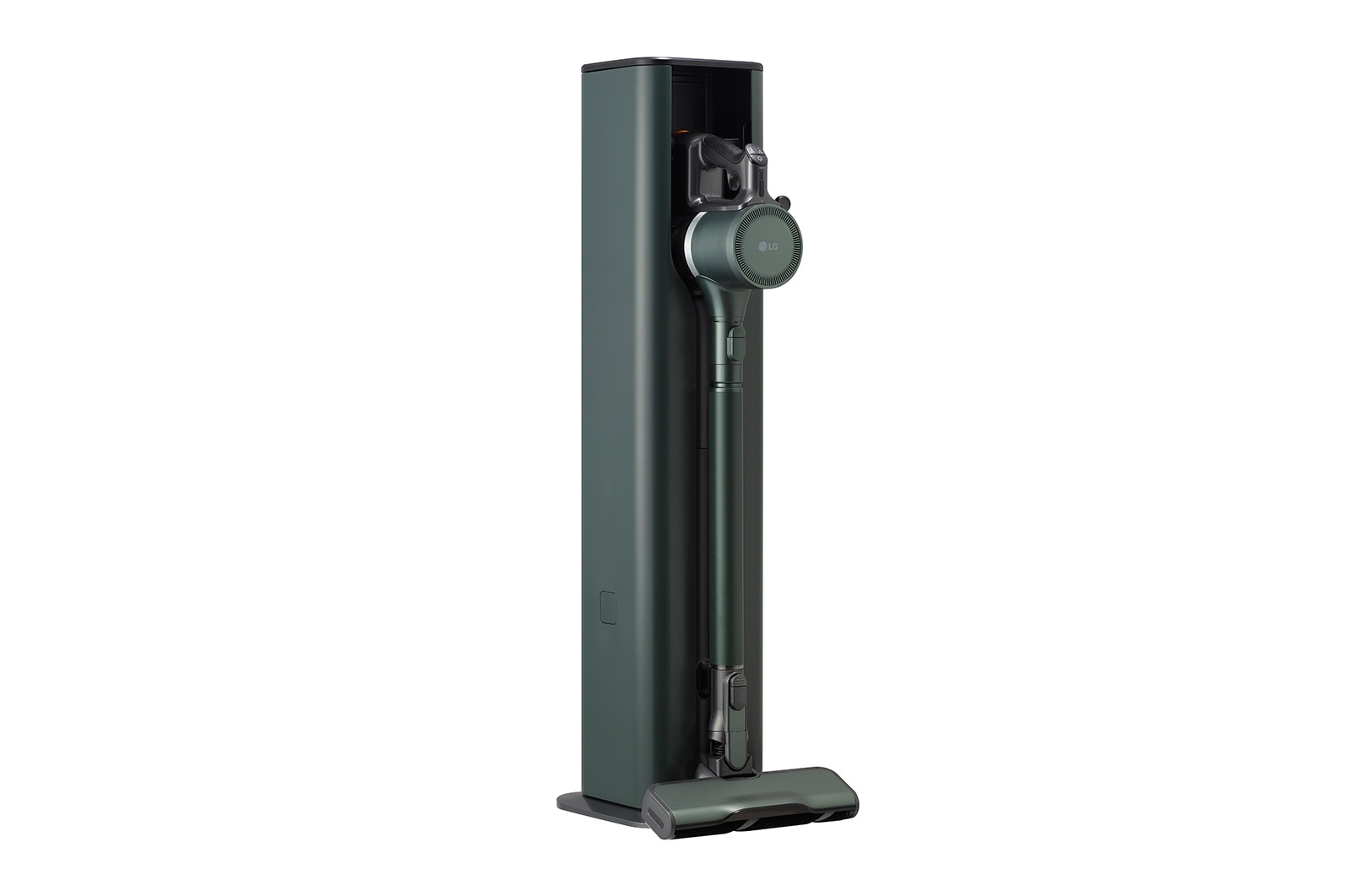 LG CordZero™ Objet Collection<sup>®</sup> A9 TS 蒸氣濕拖無線吸塵器｜石墨綠｜自動集塵, A9T-STEAM