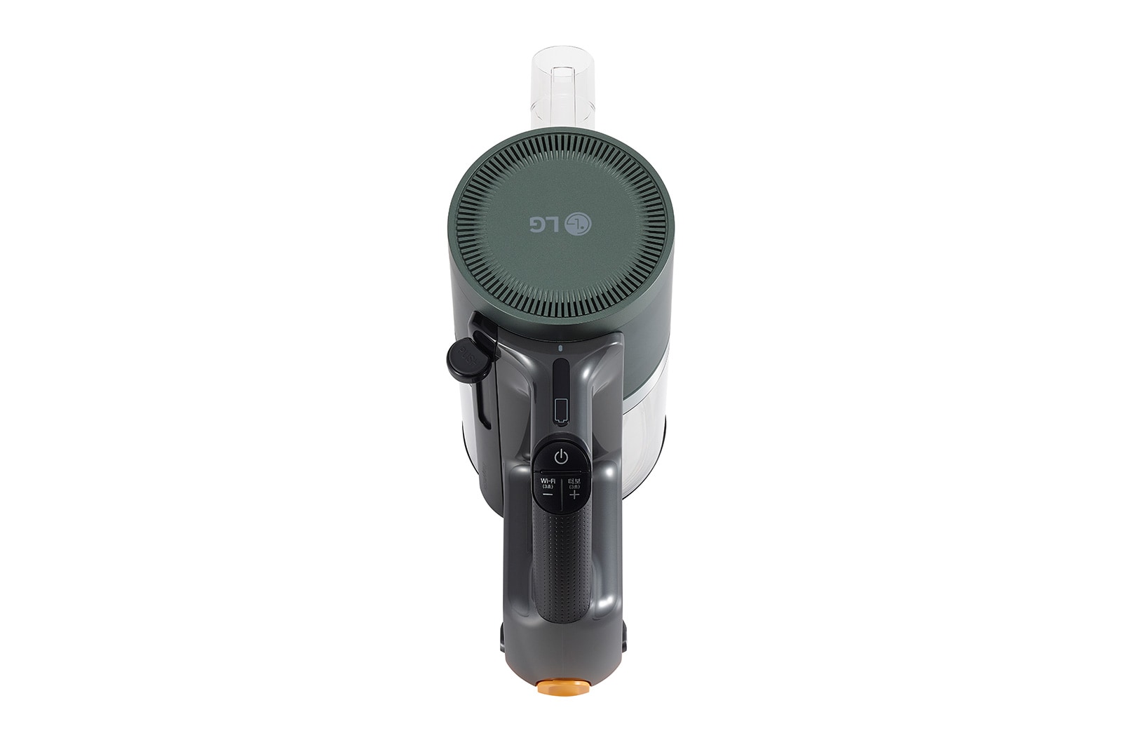 LG CordZero™ Objet Collection<sup>®</sup> A9 TS 蒸氣濕拖無線吸塵器｜石墨綠｜自動集塵, A9T-STEAM